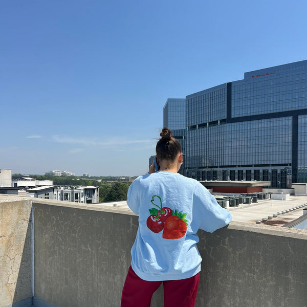 Straw-cherry TPWK Boxy Crew (S-3XL)