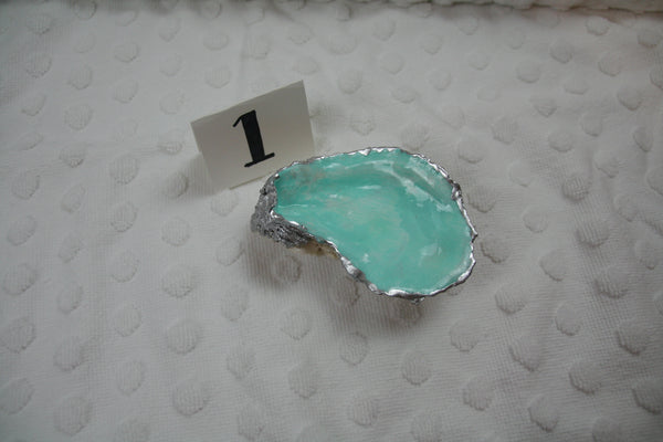 Oyster Trinket Dish (Ocean Water)