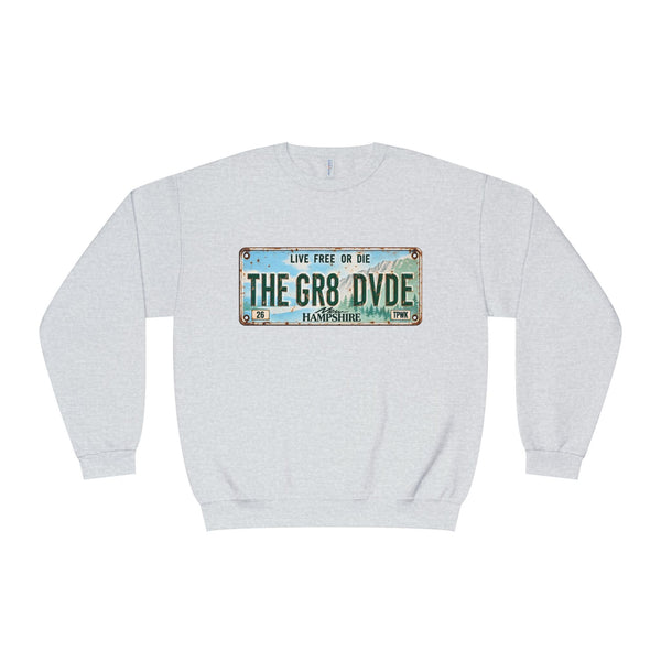 The Gr8 Dvde License Plate Crewneck Sweatshirt