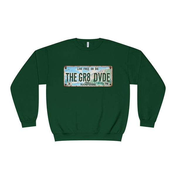The Gr8 Dvde License Plate Crewneck Sweatshirt