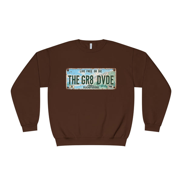 The Gr8 Dvde License Plate Crewneck Sweatshirt
