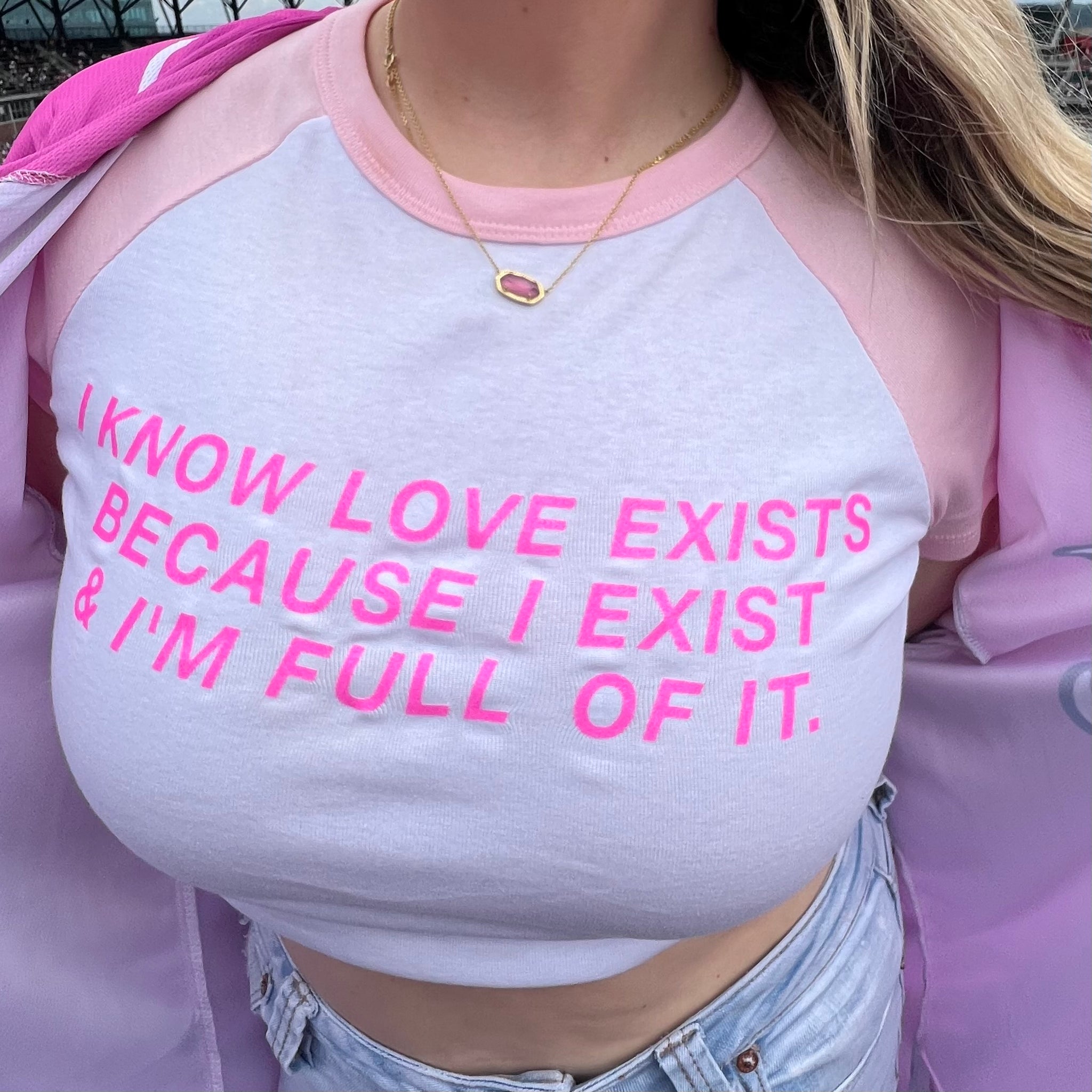 Love Exists Baby Tee (XS-2XL)