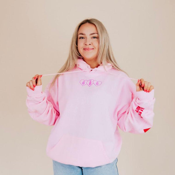 I Love You, No Matter What Hoodie - Pink Hearts (S-3XL)