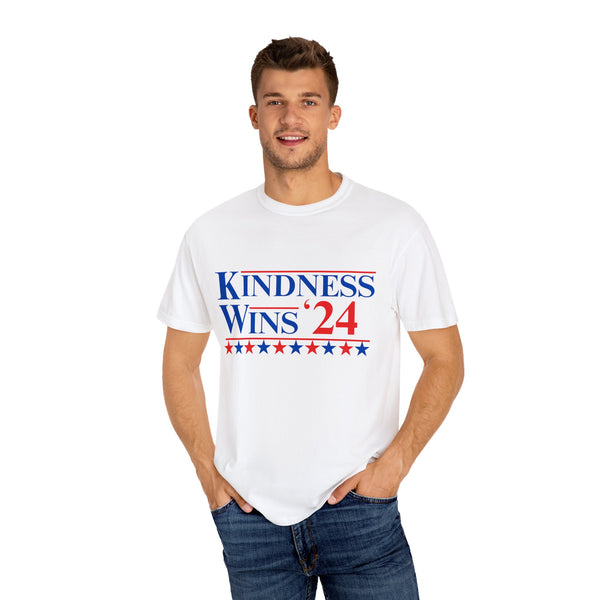 Kindness Wins '24 T-Shirt (Comfort Colors) (S-4XL)