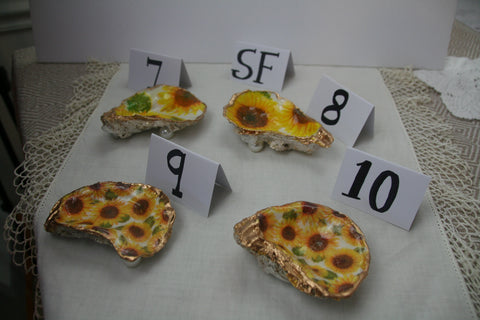 Oyster Trinket Dish (Sunflower)