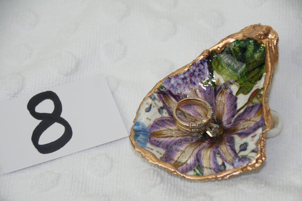 Oyster Trinket Dish (Purple)