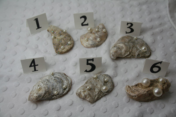 Oyster Trinket Dish (Fall Flowers)