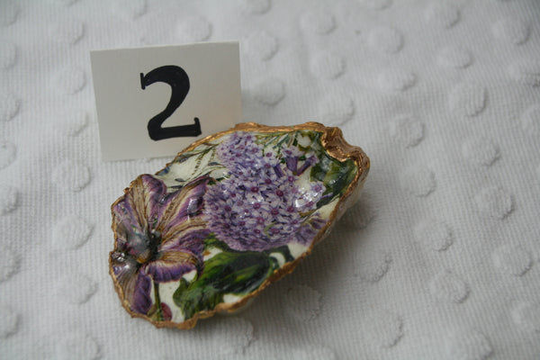 Oyster Trinket Dish (Purple)