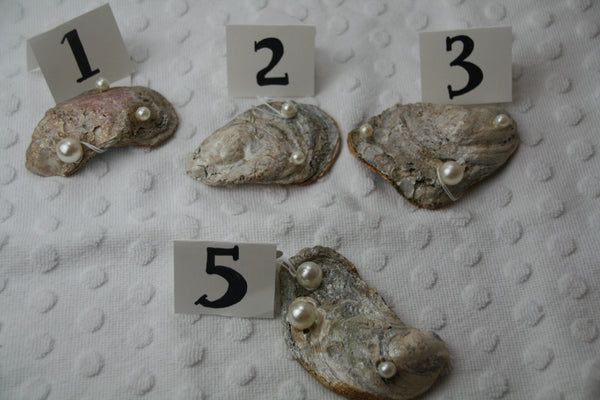 Oyster Trinket Dish (Blue & White)