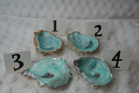 Oyster Trinket Dish (Ocean Water)
