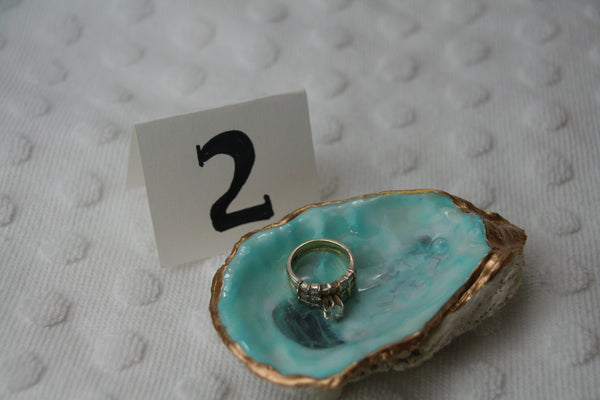 Oyster Trinket Dish (Ocean Water)