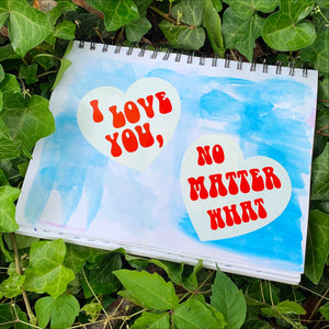 I Love You, No Matter What - Vinyl BF/BFF Decals