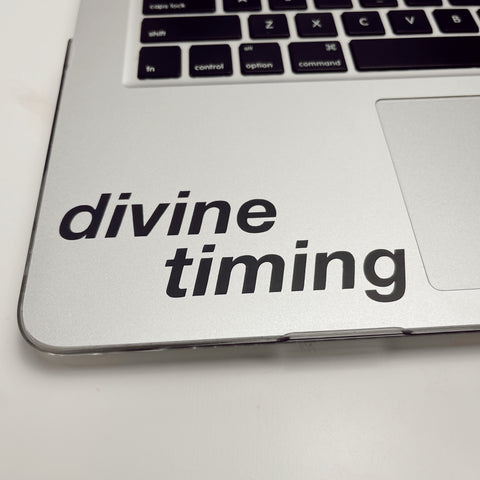 Divine Timing - Vinyl Decal