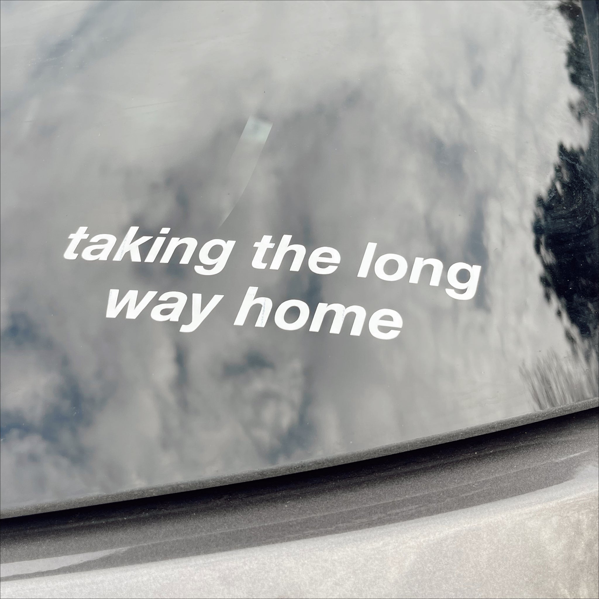 Taking the Long Way home - Vinyl Decal